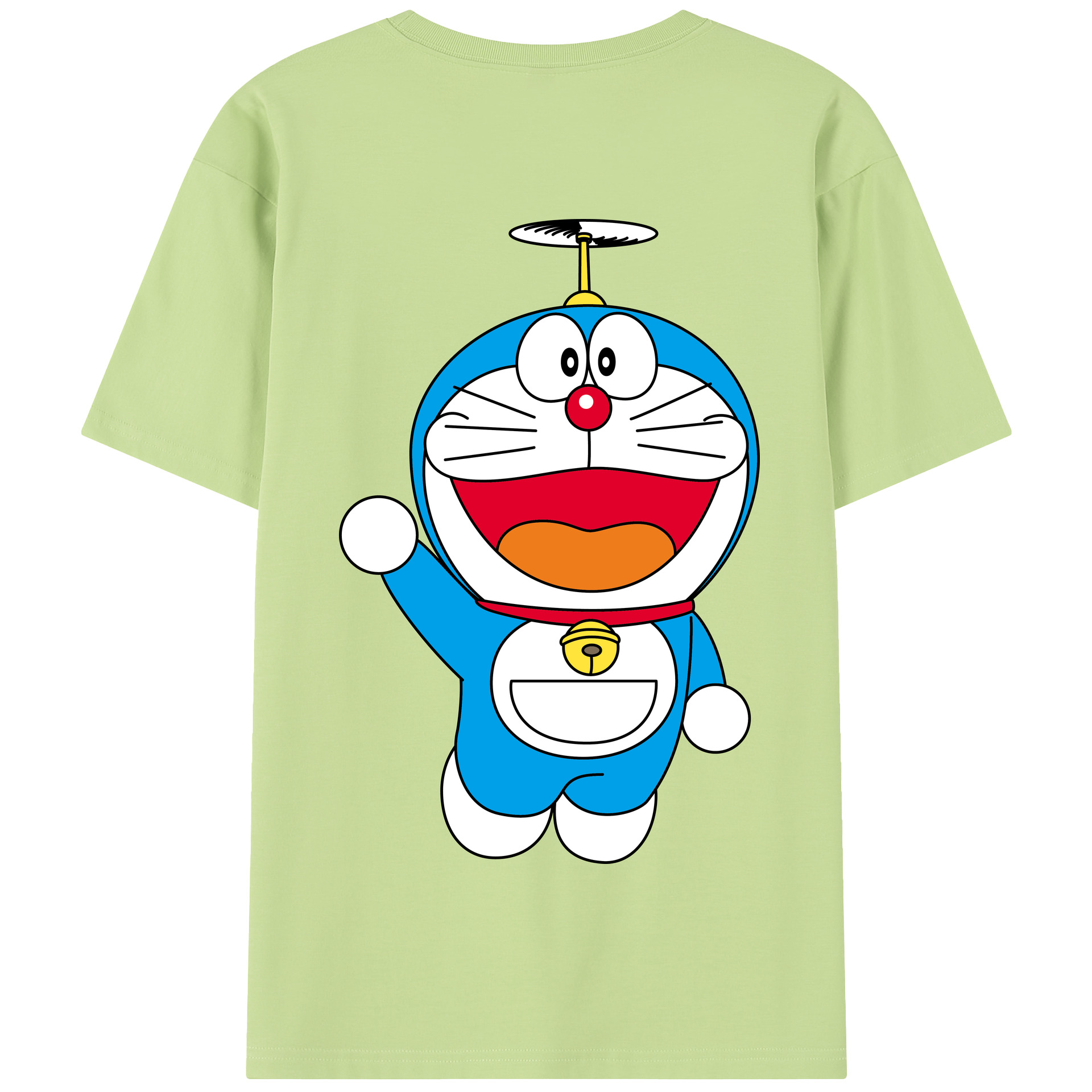 （画像用） ドラえもん Doraemon 綿100％半袖Tシャツ（背面プリント）